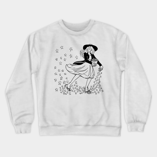 Star Crewneck Sweatshirt by Newtegan